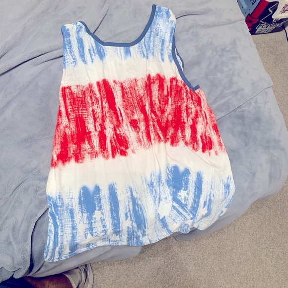 Red white and blue tank top - Picture 1 of 1